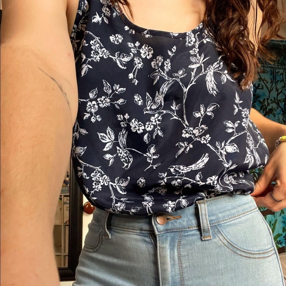 Floral tank top
